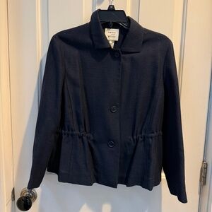 Akris Punto blue textured jacket (size 10)